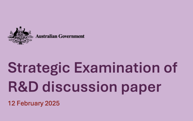 The government has released its Strategic Examination of R&D discussion paper, prepared by the panel members announced in December, led by Tesla chair, Robyn Denholm.
Source: Australian Government