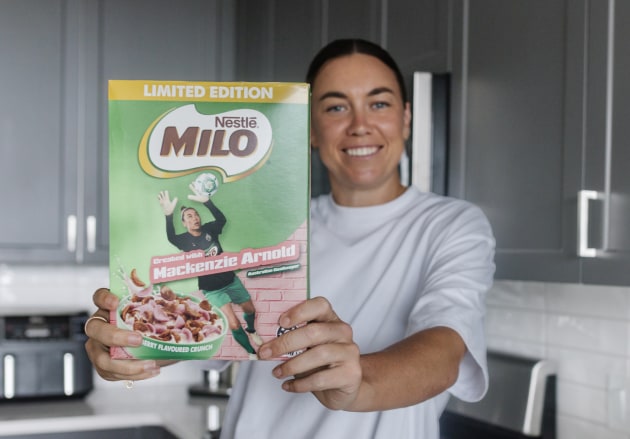 Nestl&eacute;&rsquo;s iconic Milo cereal has received a berry exciting upgrade, as the company teams up with Australian footballer and Milo ambassador, Mackenzie Arnold, to launch its limited-edition Milo Strawberry Flavoured Cereal.
Source: Nestl&eacute;
