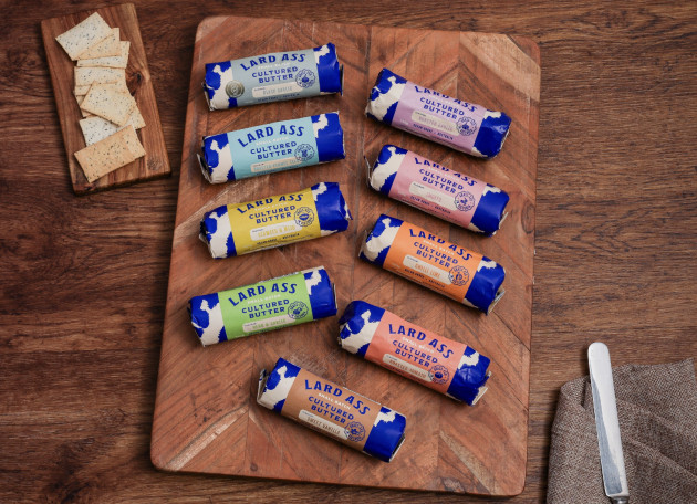 Melbourne-based Studio Guild has developed a new packaging identity for Lard Ass Butter, aimed at clearly communicating the brand&rsquo;s flavoured butter range and standing out in the dairy aisle.
Source: Lard Ass
