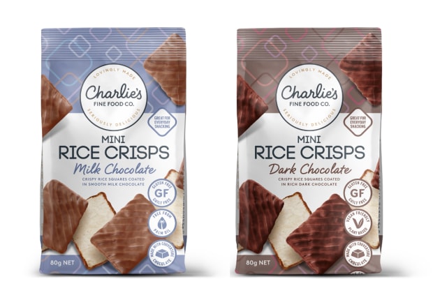 Charlie's Fine Food Co. has launched its new range of Mini Rice Crisps, available in Milk Chocolate and Dark Chocolate.