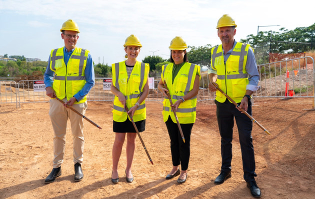 Ground-breaking ceremony.
Credit: NEXTDC