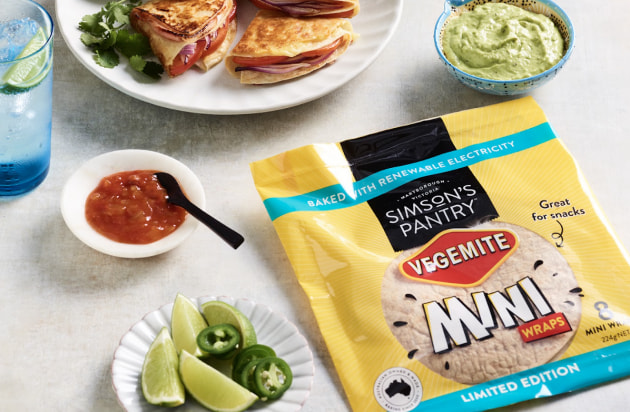 The Simson&rsquo;s Pantry Vegemite Mini Wrap is available exclusively at Coles Supermarkets.