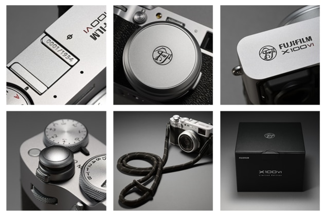 Cutaway images from the Limited Edition X100VI