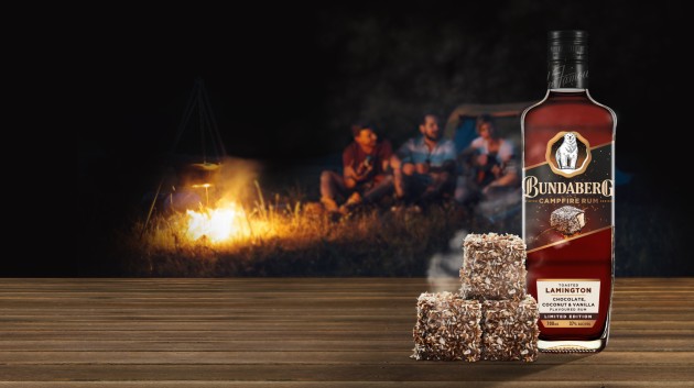 In Bundaberg&rsquo;s third annual winter-only Campfire Series, it combines toasted coconut, chocolate, and vanilla flavours into a dark Bundaberg Rum to create the limited edition Toasted Lamington Rum.