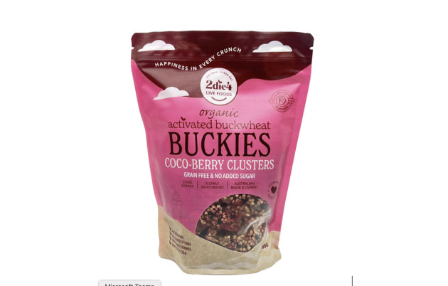 2die4 Live Foods Activated Organic Buckies &ndash; Coco-Berry:  Editor&rsquo;s Choice + Bronze Medal, Best Vegan at the 2025 Clean + Conscious Awards. (Image: Honest to Goodness)