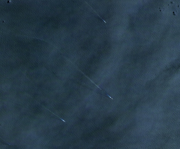 PlanetScope&reg; image of the Chinese carrier strike group transiting waters near the Philippines and Taiwan, captured on 28 May 2025.
