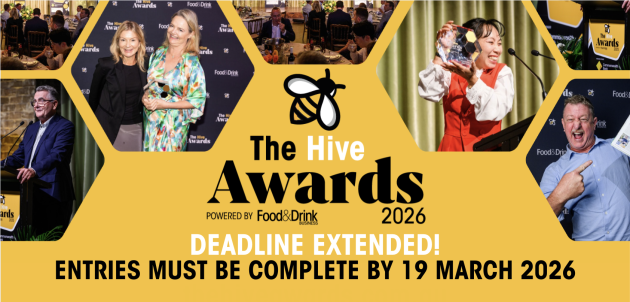 This is your final call for the 2026 Hive Awards, with categories specifically for processing and packaging innovators in the food and beverage sector. &nbsp;The deadline for entries is tomorrow, Thursday, 19 March.&nbsp;Head to thehiveawards.com.au for more information and to enter. There is still time!