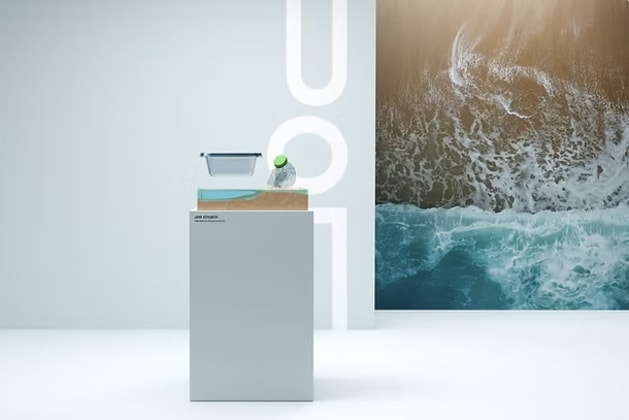 The recycled feedstock is sourced from polypropylene cups collected in coastal regions of Southeast Asia through the Prevented Ocean Plastic programme.