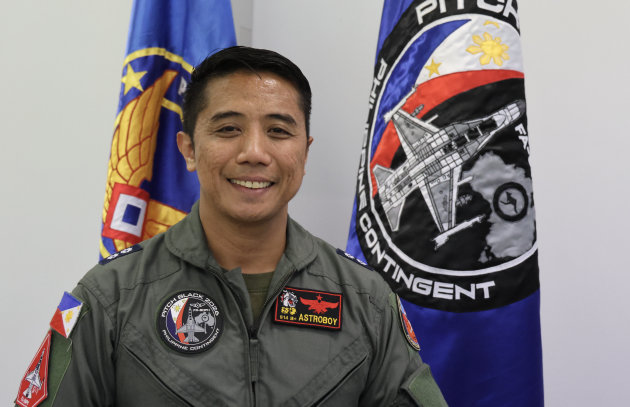 LTCOL Mario Mendoza of the PAF. Image: Nigel Pittaway