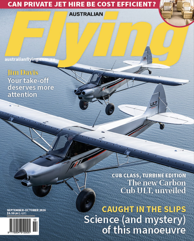 From virtual reality over the Grand Canyon to the quiet grind of rising costs, the September/October edition of Australian Flying covers the full spread of what's shaping general aviation right now.