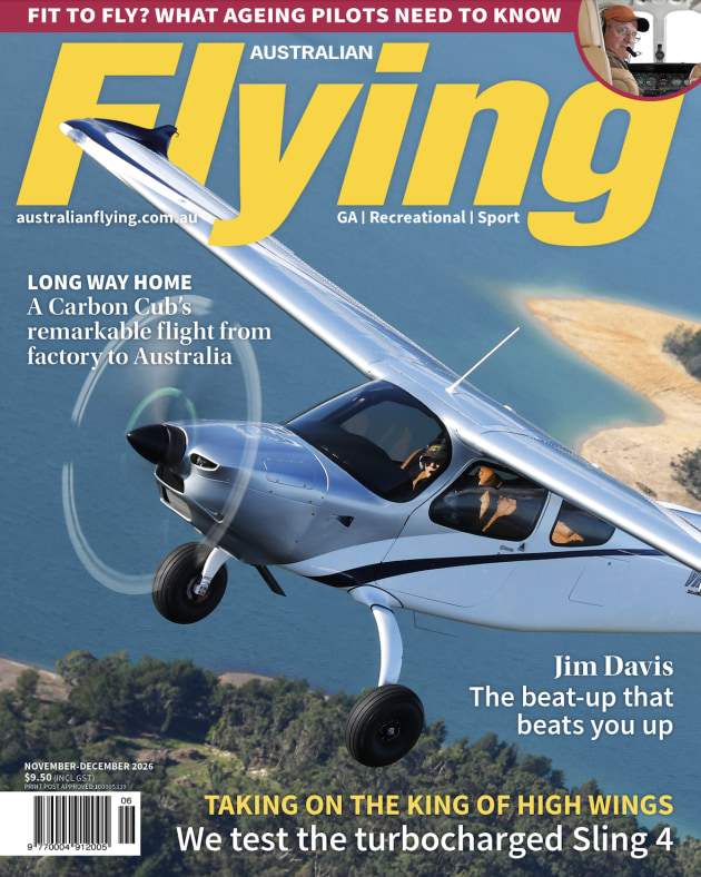 From a beachside airshow comeback to a junior world gliding champion, the November/December edition rounds out the year with stories of persistence, precision and the sheer joy of flying.