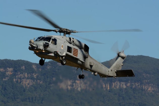 The new pride of the RAN Fleet Air Arm: the Seahawk Romeo. (Steve Hitchen)