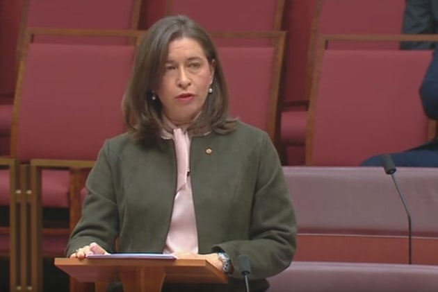 RRAT hearing Chair, Nationals Senator Susan McDonald from Queensland. (still from parlimentary feed0