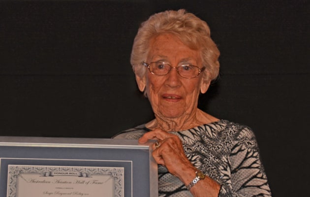 Senja Robey: winner of the 2019 Col Pay Award for a Lifetime of Service to General Aviation (Steve Hitchen)