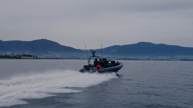 Sentinel Boats&rsquo; 830R vessel.

Credit: Sentinel Boats