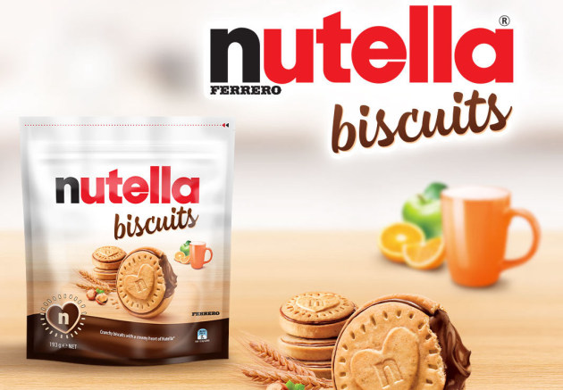 Nutella Biscuits feature a creamy heart of Nutella encased in a delicious crunchy biscuit. Image: Ferrero