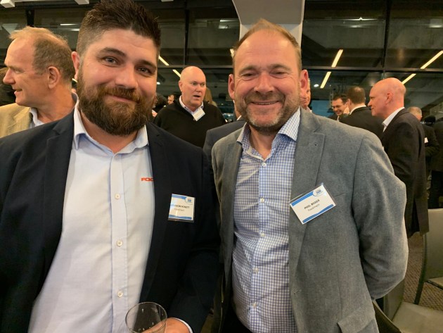 Shannon Minnet, Foodmach and Phil Biggs, Packaging Partners