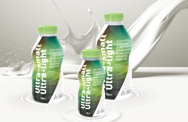 A new PET bottle from Sidel is designed to offer a competitive advantage for liquid dairy manufacturers.