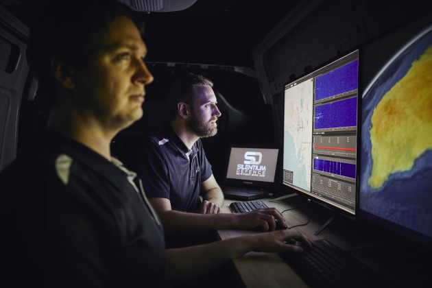 Silentium Defence team reviewing space data for SDA. (Silentium Defence)