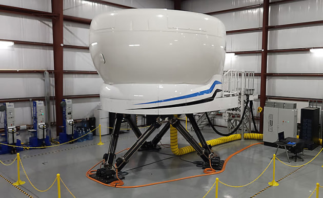 Simcheck plans to operate Australia's first full-motion Cessna Caravan flight simulator. (Simcheck)