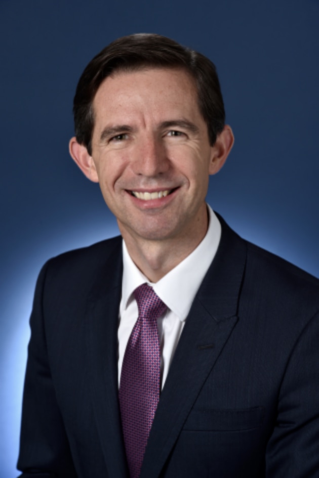 Federal trade minister Simon Birmingham