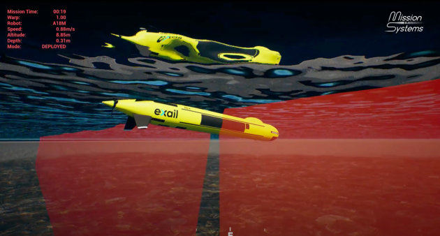 A still shot from the animated videos by Mission Systems showcasing its mission simulator and AI-based Automatic Target Recognition (ATR) training software. (Mission Systems)
