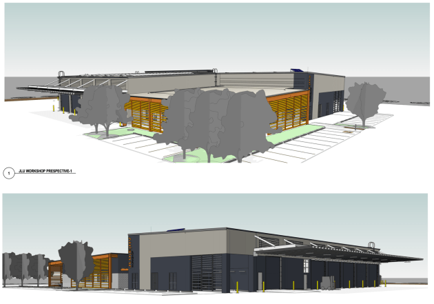 A concept image of the new facilities.
Supplied