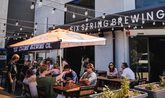 Six String Brewing Company has gone into voluntary administration after operating for 13 years and 18 months since moving to a larger premises in Erina on the New South Wales Central Coast.