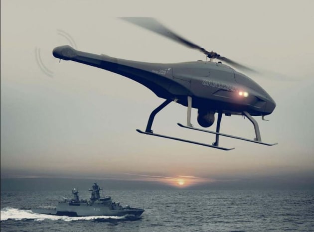 The Skeldar V-200B completed its trials earlier this year.
SUAS News via Twitter