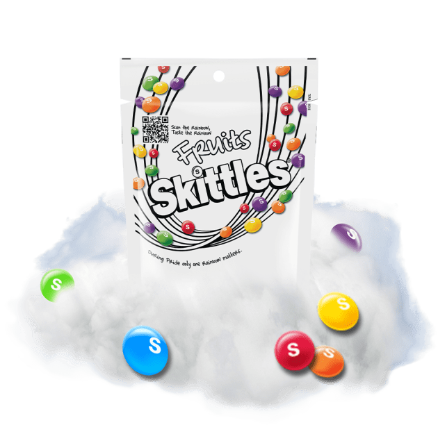 Mars Wrigley Skittles has launched its global Pride Pack to celebrate and support the LGBTQIA+ community. The colourless pack aims to shift focus from its own iconic rainbow to the rainbow pride flag.