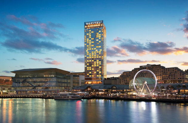 The Sofitel at Darling Harbour. A helipad has been proposed for the roof. (Hook Communications)