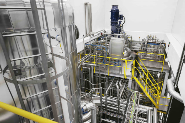 Solar Foods opened its first commercial scale factory, Factory 01, in 2022. This is its bioreactor.
Source: Solar Foods