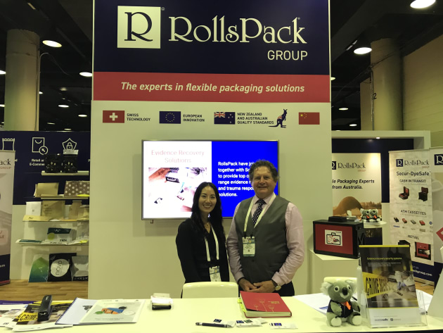 Sophie Fu and Phillip Rolls, just two of the "experts in flexible packaging solutions" that hail from team RollsPack.