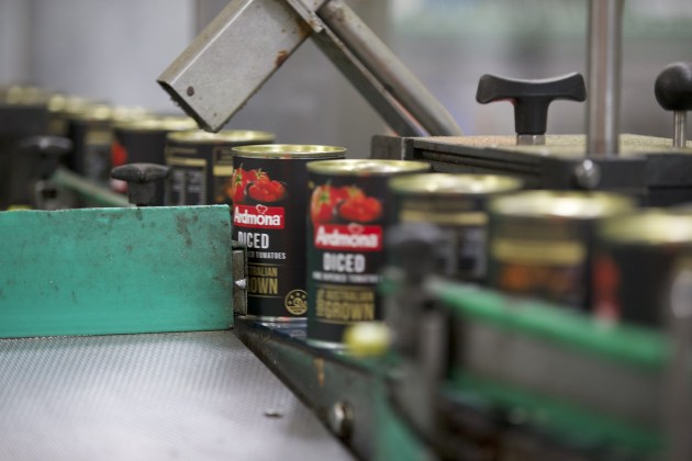 SPC tinned tomato canning line. (Image: SPC)