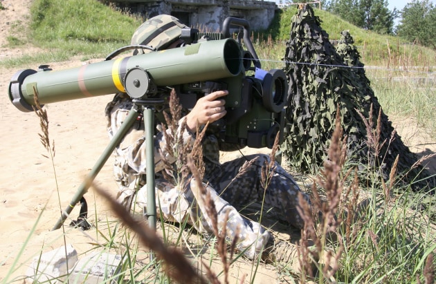 Spike LR2 uses an IR and colour day sensor, with trailing un-jammable fibre-optic cable conveying exactly what the missile sees to the operator.
Credit: Rafael