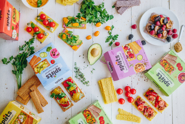 Roma Foods has been awarded PoY in the Vegan Snacking Category for its recently launched plant-based Spliits crispbread. (Image source: Roma Foods)
