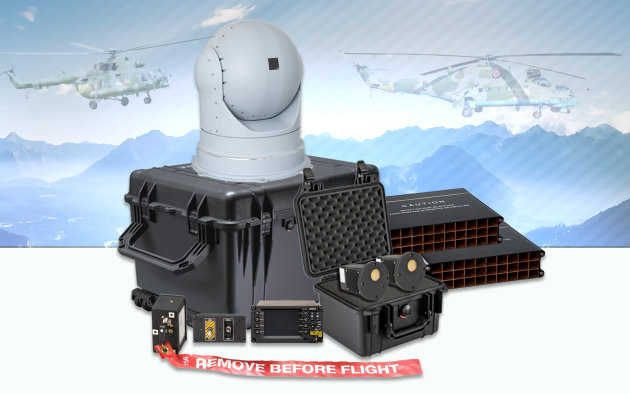 At the heart of the AMPS solution is Bird&rsquo;s proprietary SPREOS DIRCM (Self-Protection Radar Electro-Optic System).

Credit: Bird Aerosystems