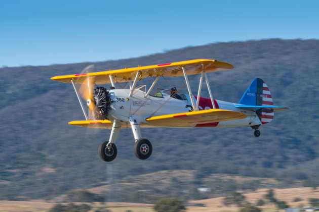 Boeing's classic Stearman biplane. (John Absolon)