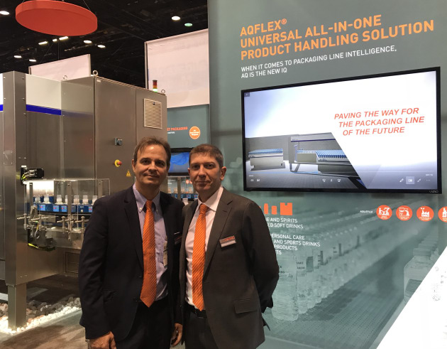 Stephane Banville, VP Gebo Cermex North America and Stephane Hacpille VP Sales and Marketing, North America, Sidel Group.