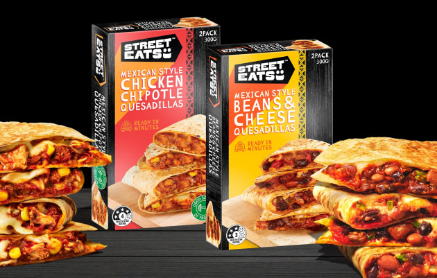 SPC has entered the frozen snacks category, launching its Street Eats Mexican Style Chicken Chipotle Quesadillas and Mexican Style Beans & Cheese Quesadillas.