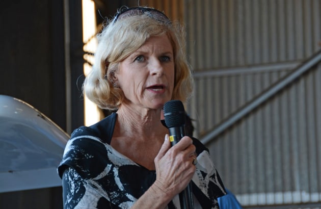 Jabiru Aircraft Business Manager Sue Woods. (Steve Hitchen)