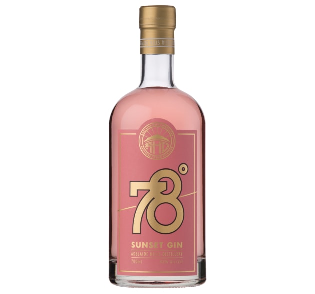 The new gin borrows from colours of the sunset.