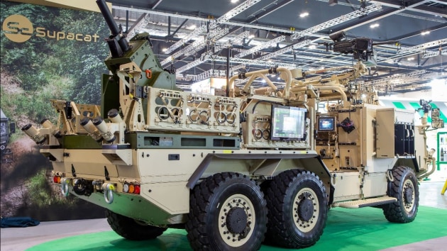 The High Mobility Integrated Fires Capability. Credit: Supacat