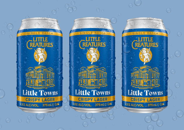 Little Creatures teamed up with bottle co-op, Liquor Barons, earlier this year to allow a lucky local to design their own beer concept. The winning creation, Little Towns Crispy Lager, has been launched.
Source: Little Creatures