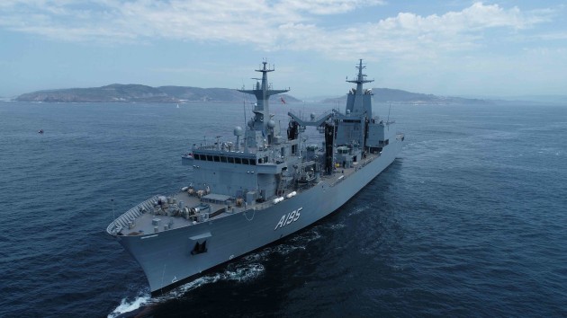 NUSHIP Supply, the lead ship for the RAN's new Supply class Auxiliary Oiler Replenishment (AOR) ships. (Navantia)