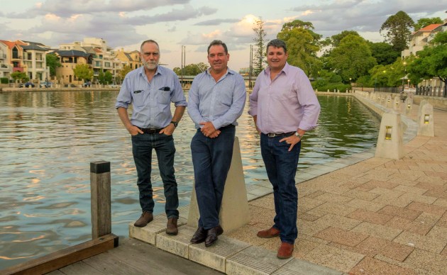 SWAN founders (L-R): Ivor Gaylard, Rod Campbell and Tim Hyde
