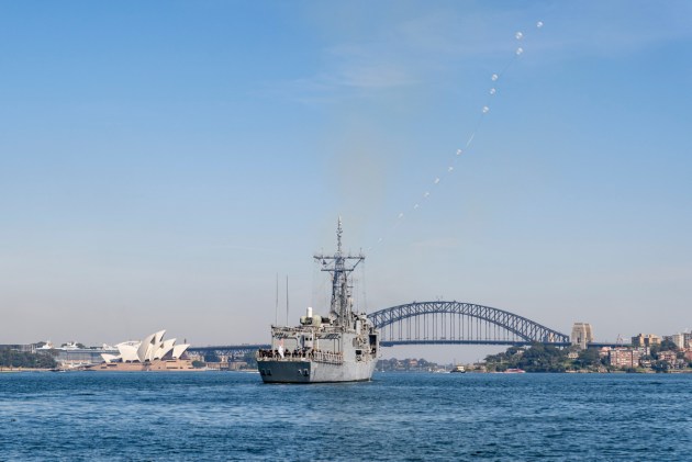 Every surface vessel using Sydney Harbour or Port Botany is controlled by the Vessel Traffic Services (VTS) system.
Defence