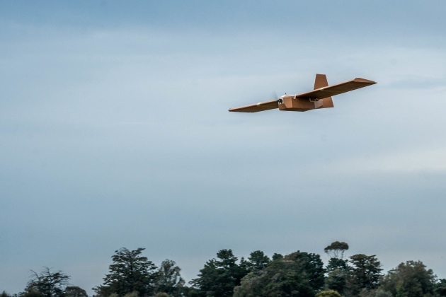 The PPDS in flight.
SYPAQ