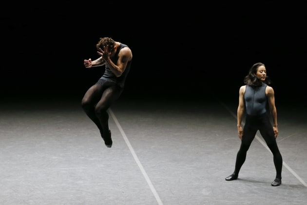 Jill Ogai and Marcus Morelli in Tim Harbour's 'Filigree and Shadow'. Photo: Jeff Busby.