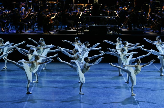 Artists of The Australian Ballet in 'La Bayadere'. Photo: Jeff Busby.